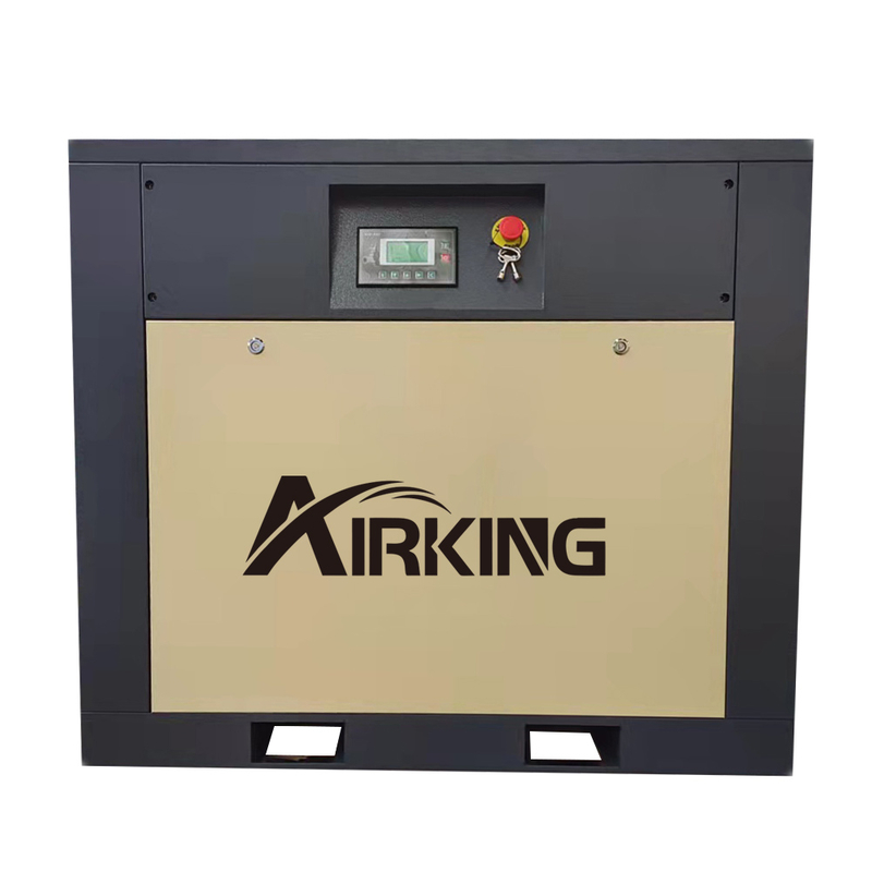 AIRKING 22KW 30HP AK-30 7bar kecepatan tetap IP23 portable kompresor rotary screw kompresor udara untuk Mesin Kemasan Kertas