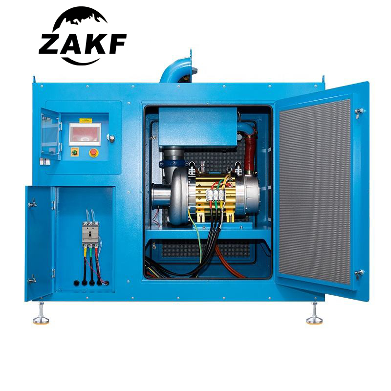 ZAKF 670HP 502KW 130m3/min Magnetic Levitation Blower Bantalan Pengolahan Air Limbah Maglev Turbo Kompresor Sentrifugal