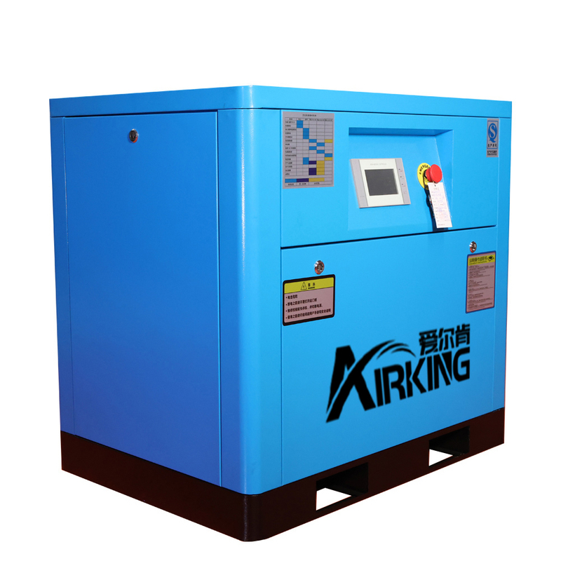 Dibuat di China 30HP SCREW AIR COMPRESSOR PM VSD PM kecepatan variabel untuk Industri Pengolahan Batu