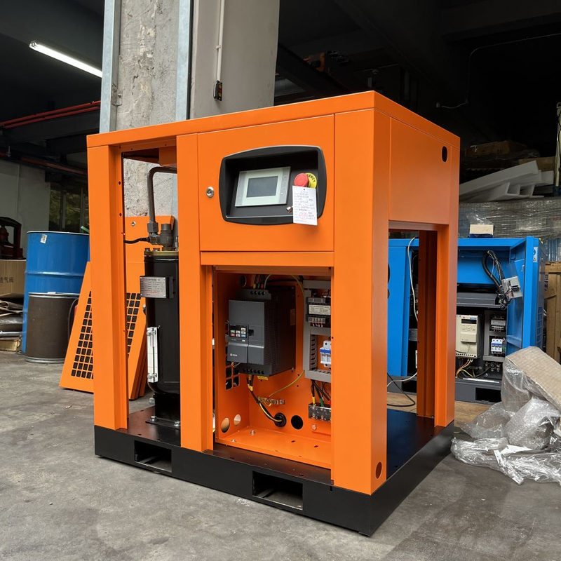 22KW 220V 415V 50HZ 60HZ 3PH Kecepatan Tetap Plus Kecepatan Variabel Dua Metode VFD Rotary Air Compressor 