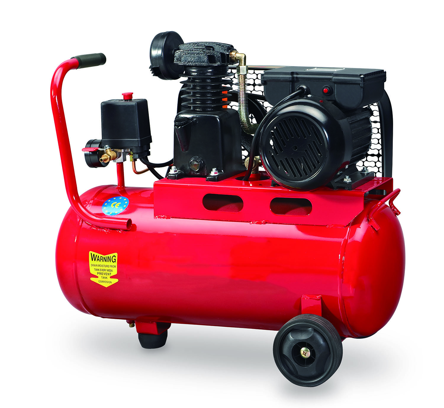 Harga Grosir 110v 60hz Small Silent Air Compressor 30Liter Tank 3HP Portable Piston Compressor