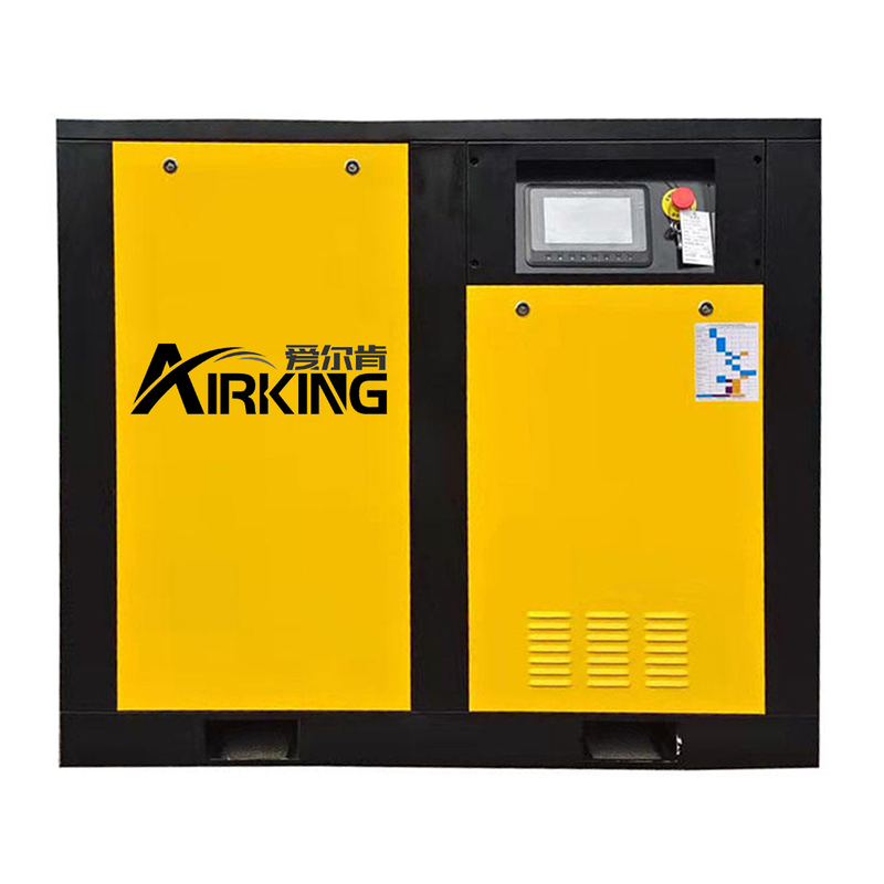 380V 50HZ 3PH 100HP 75KW 8Bar IP55 Oil Injected Screw Type Variable Speed ​​Rotary Air Compressor